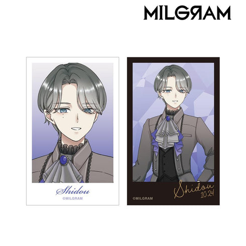 『MILGRAM -ミルグラム-』描き下ろし シドウ バースデーver. 第2弾 インスタントカメラ風イラストカード2枚セット